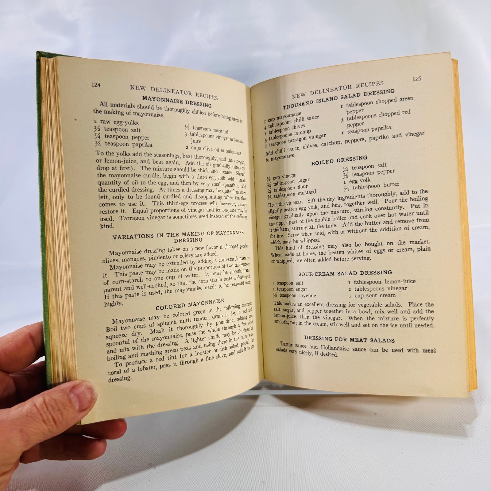 New Delineator Recipes by Ann Batchelder (1939) – Vintage Hardcover Cookbook