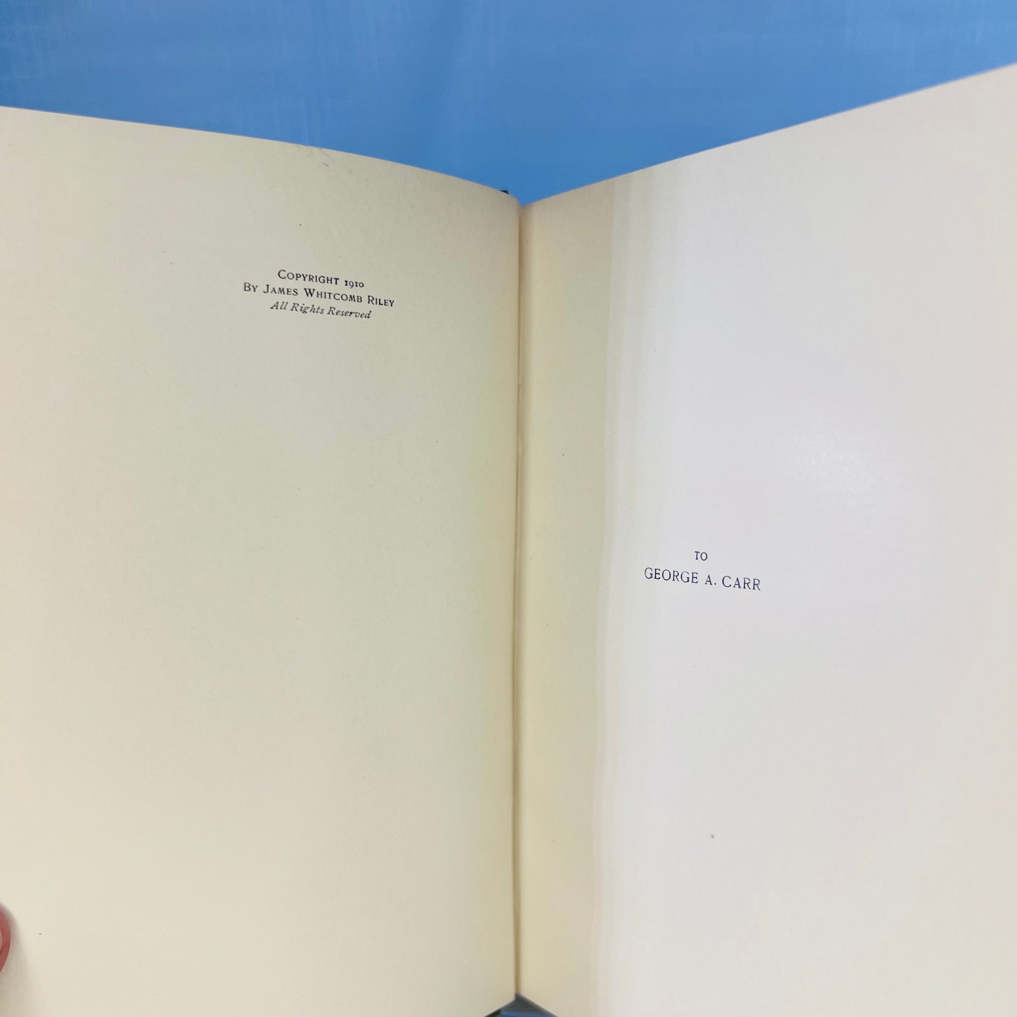 Song of Summer 1910 & Songs of Home 1908 by James Whitcomb Riley with pictures by Will Vawter The Bobbs-Merrill Company