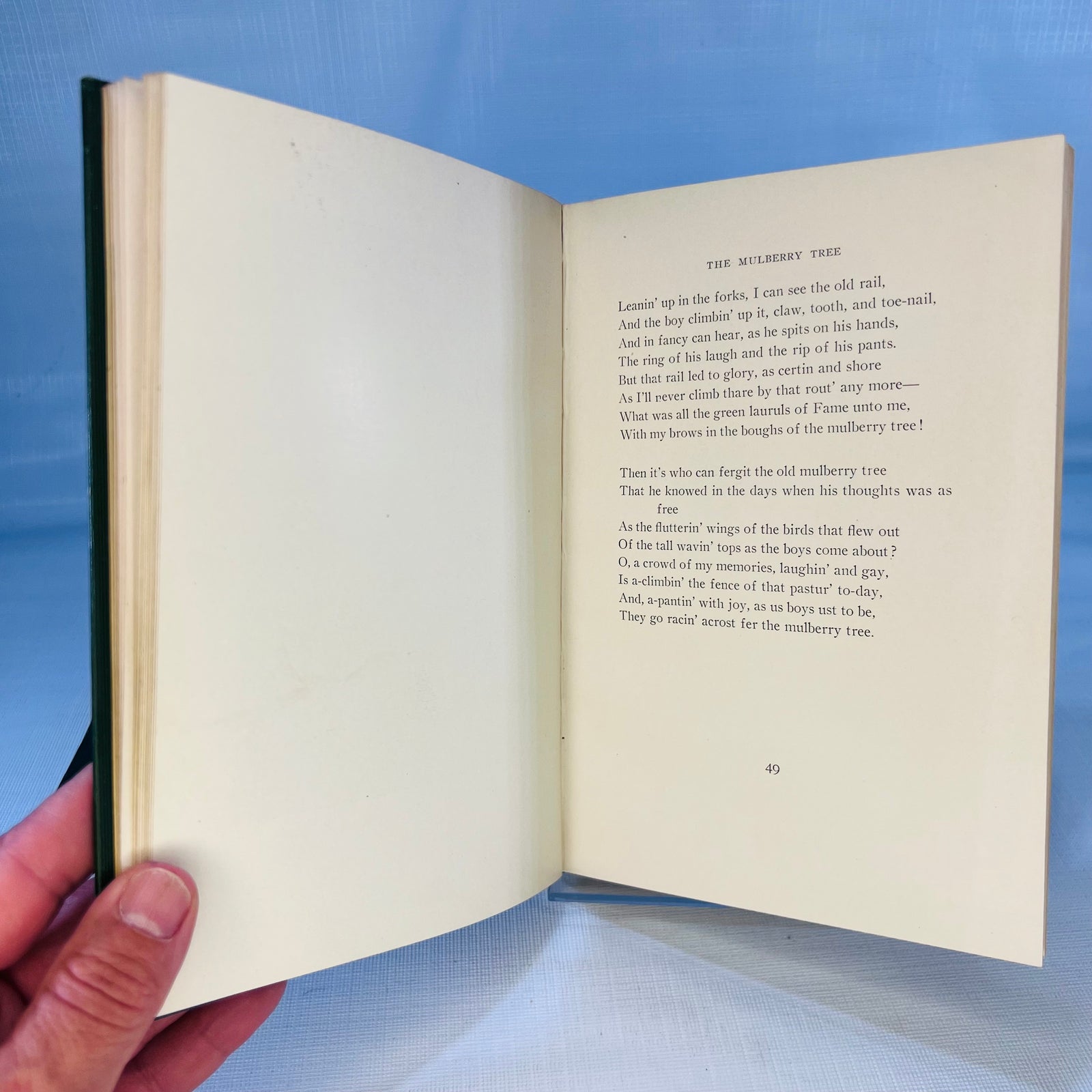 Song of Summer 1910 & Songs of Home 1908 by James Whitcomb Riley with pictures by Will Vawter The Bobbs-Merrill Company