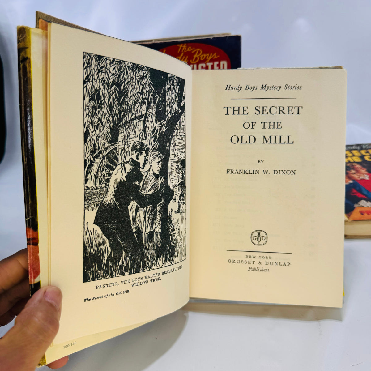 The Hardy Boys The Secret of the Old Mill 1927 The Secret of the Caves 1929 The Twisted Claw 1939 by F.W. Dixon Grosset and Dunlap