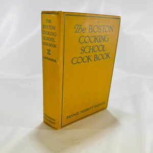 The Boston Cooking School Cook Book by Fannie Merritt Farmer 1933 Little Brown & Company