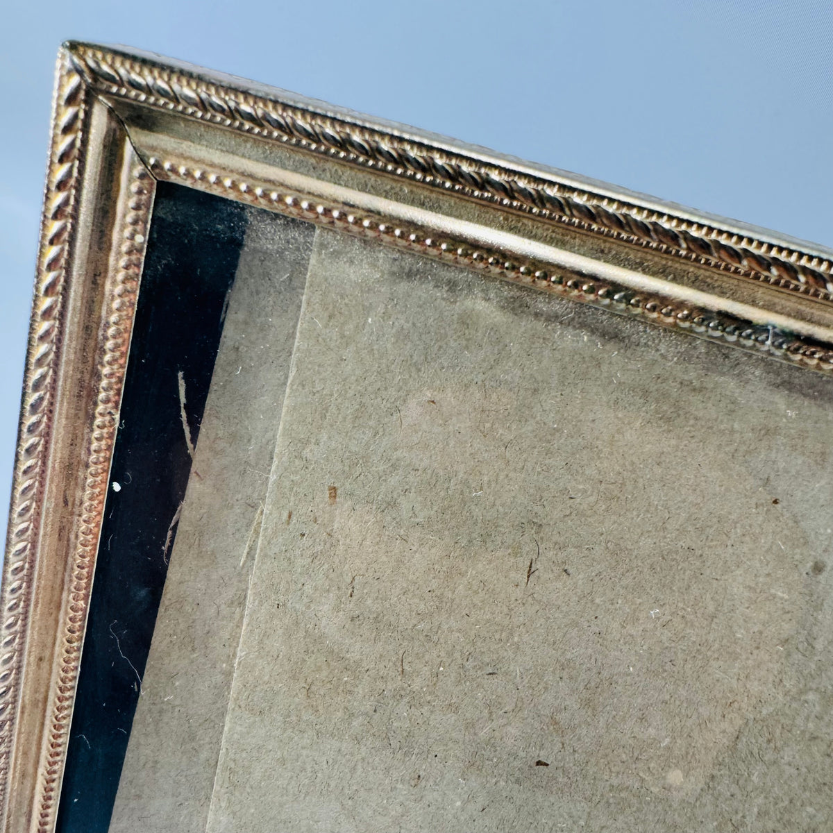 Vintage Brass Photo Frames – Pair, Ornate Border, Easel Back Stand, 6x4