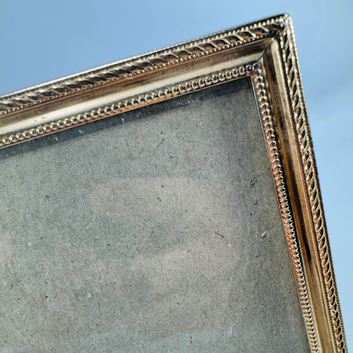 Vintage Brass Photo Frames – Pair, Ornate Border, Easel Back Stand, 6x4