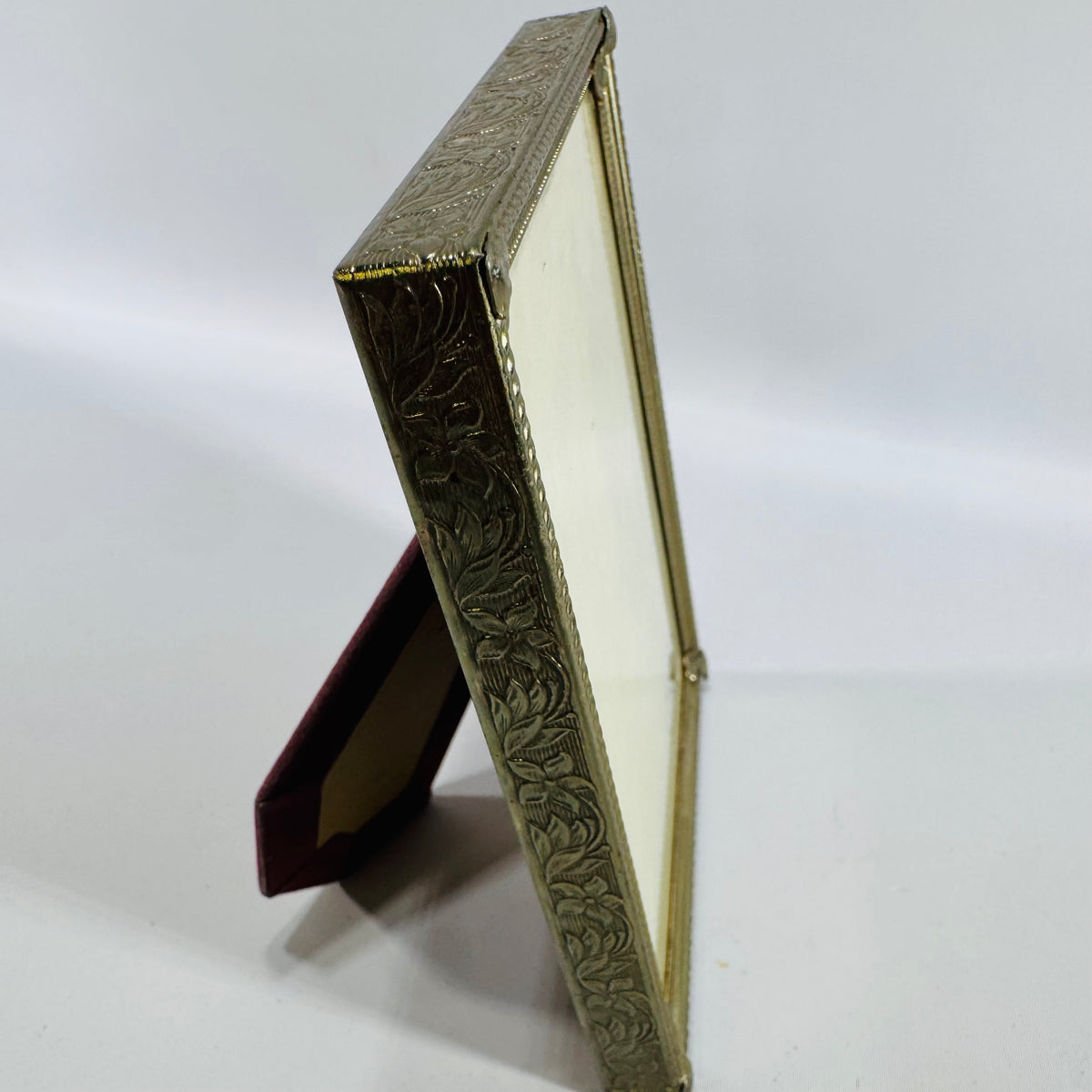 Vintage METAL Photo Frame – NOS, Unused, Original Price Tag, 5x4
