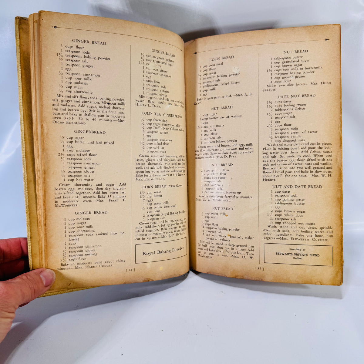 White Cross Guild Select Recipes and Health Charts (1937) – Vintage Cookbook & Guide