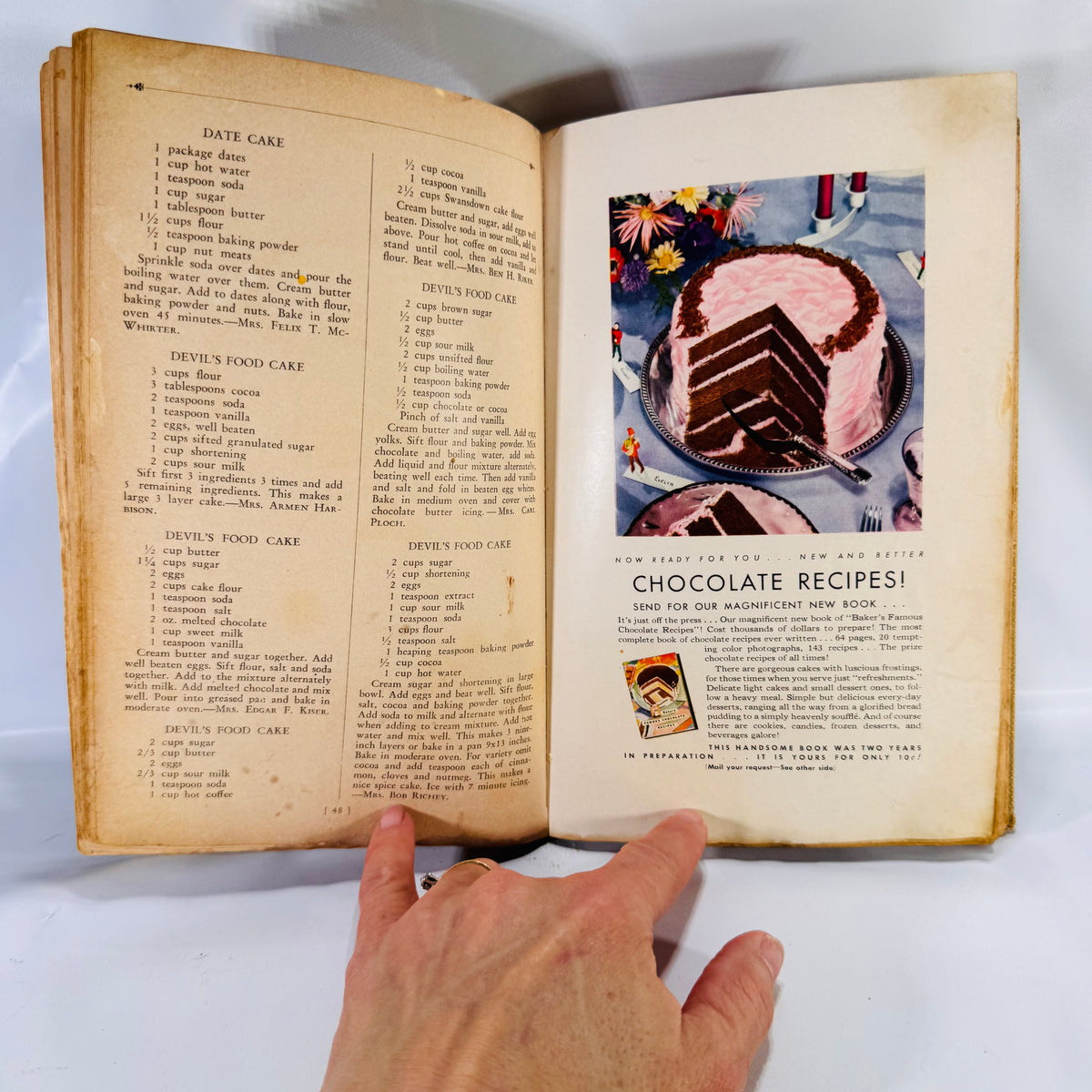 White Cross Guild Select Recipes and Health Charts (1937) – Vintage Cookbook & Guide