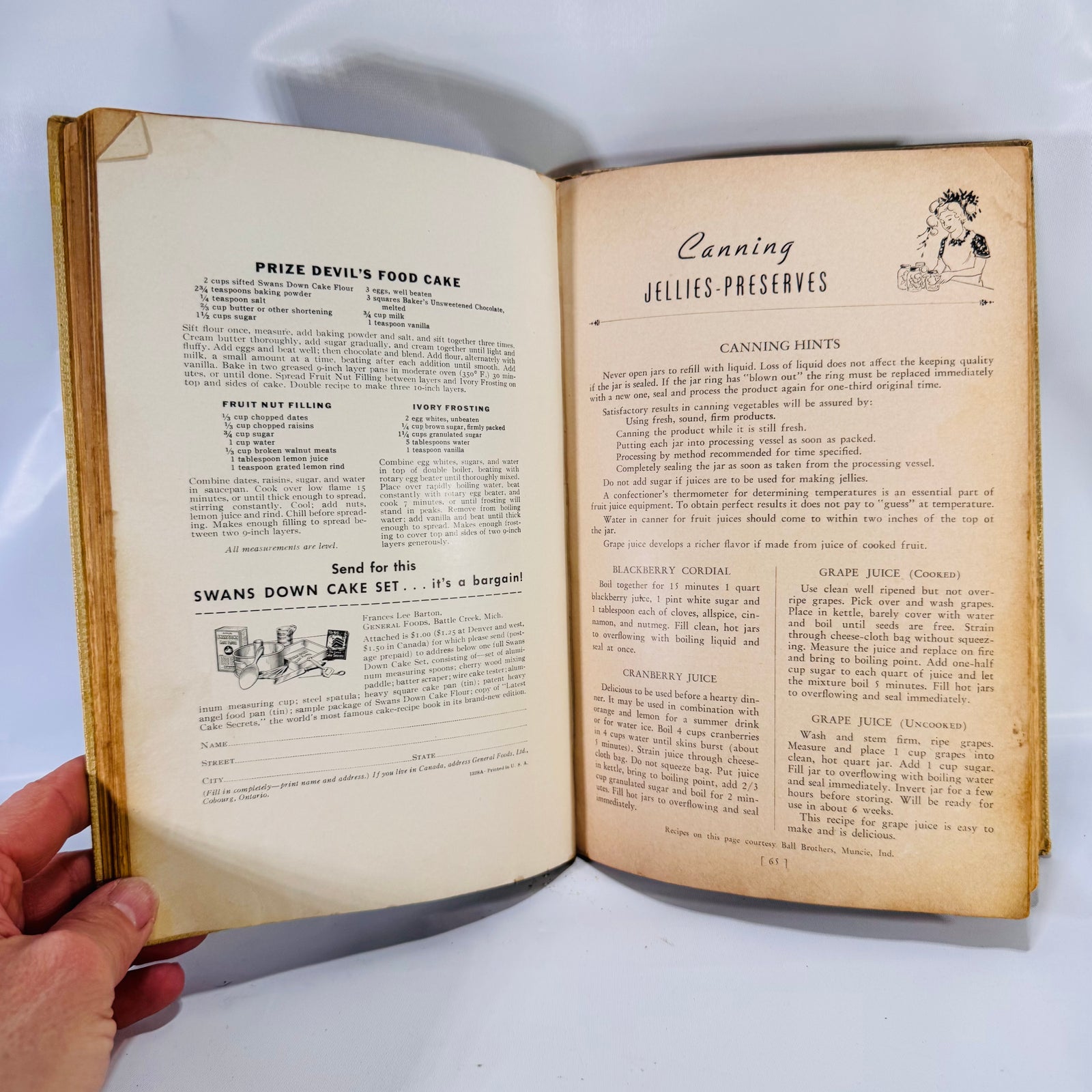 White Cross Guild Select Recipes and Health Charts (1937) – Vintage Cookbook & Guide
