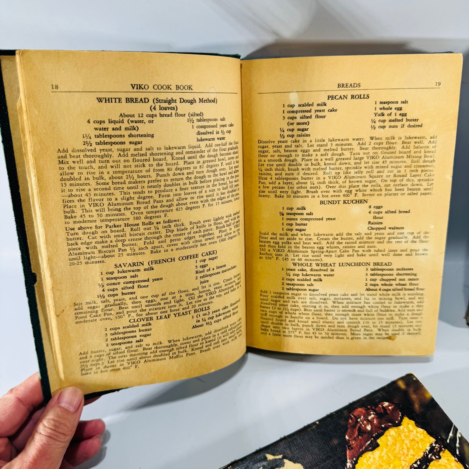 Three Vintage Cookbook Bundle — VIKO | Lorain | Nestlé | Corporate Test Kitchen Recipes | 1920s–1960s | Practical Cooking