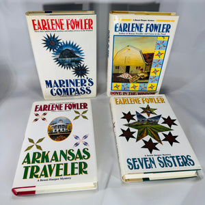 Benni Harper Cozy Mystery Set — 4 First Editions by Earlene Fowler (1998–2001) | Quilt-Themed Crime, Book Bundle