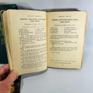 Three Vintage Cookbook Bundle — VIKO | Lorain | Nestlé | Corporate Test Kitchen Recipes | 1920s–1960s | Practical Cooking