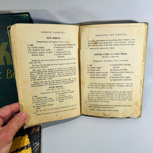 Three Vintage Cookbook Bundle — VIKO | Lorain | Nestlé | Corporate Test Kitchen Recipes | 1920s–1960s | Practical Cooking