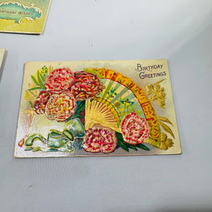 Early 1900s Vintage Postcard & Greeting Card Collection — 9 Items with Postal History