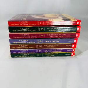 The Chronicles of Narnia 7-Book Box Set (1986–1995) — C. S. Lewis | Pauline Baynes Illustrations, Fantasy Classic