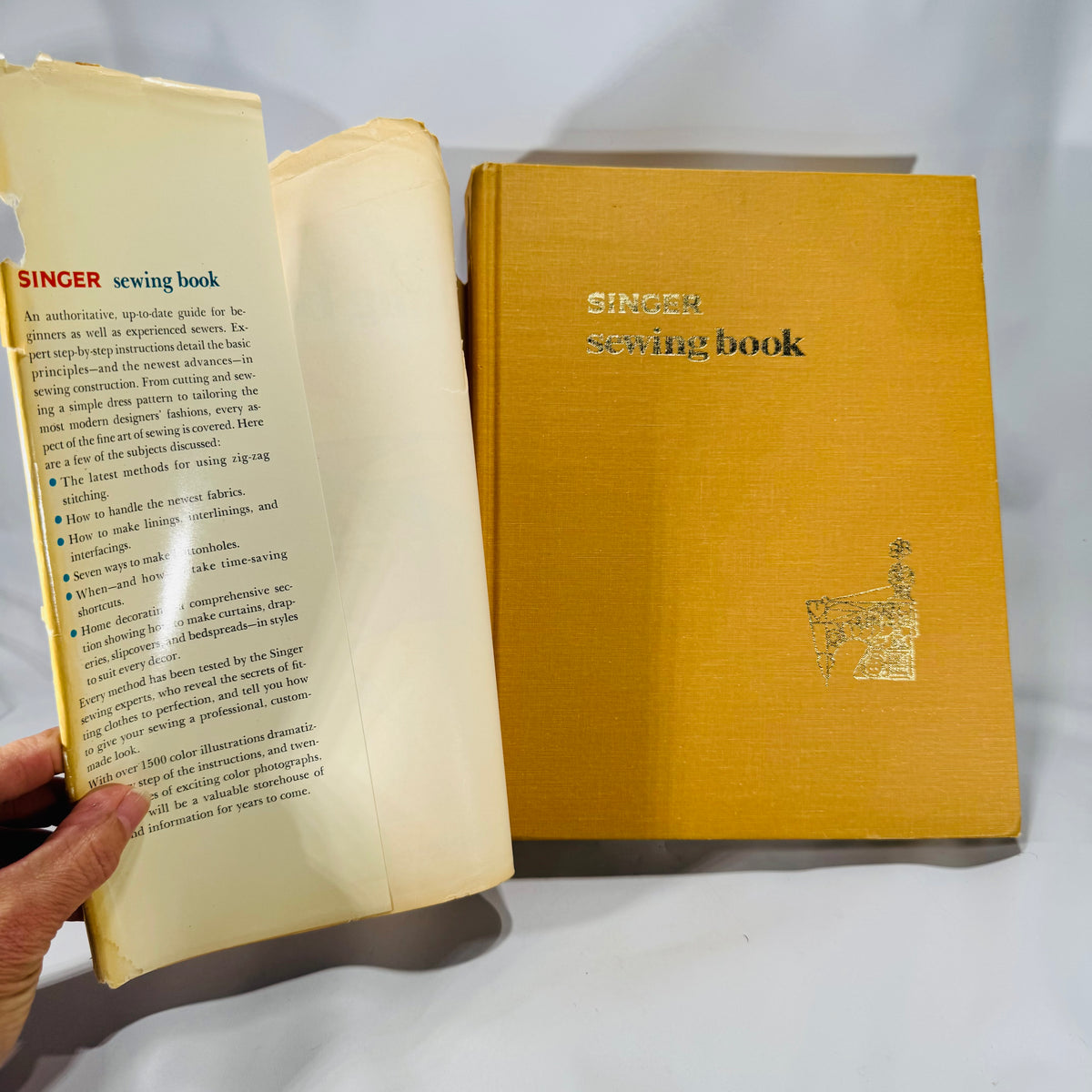 Vintage Sewing Reference — Singer Sewing Book (1969, First Edition / Ninth Printing) — Gladys Cunningham | Illustrated Techniques, Sewing Instruction, Craft