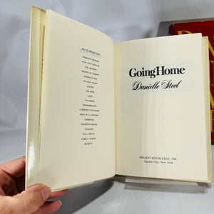 Danielle Steel Hardcover Book Bundle — Going Home (1973) & Family Album (1985) — Romance & Family Saga Fiction | Dust Jackets Included