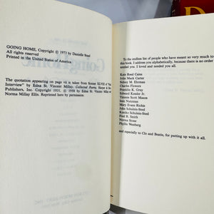 Danielle Steel Hardcover Book Bundle — Going Home (1973) & Family Album (1985) — Romance & Family Saga Fiction | Dust Jackets Included