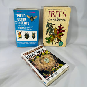 Nature Field Guide Bundle — Birds’ Nests, Insects & Trees of North America — Illustrated Identification Guides (1968–1975) | Natural History