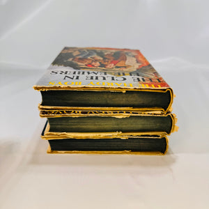 Three Hardy Boys Books by Franklin W. Dixon The Crisscross Shadow The Secret of the Lost Tunnel, The Clue in the Embers Grosset and Dunlap