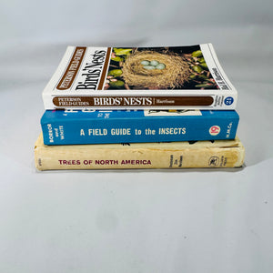 Nature Field Guide Bundle — Birds’ Nests, Insects & Trees of North America — Illustrated Identification Guides (1968–1975) | Natural History