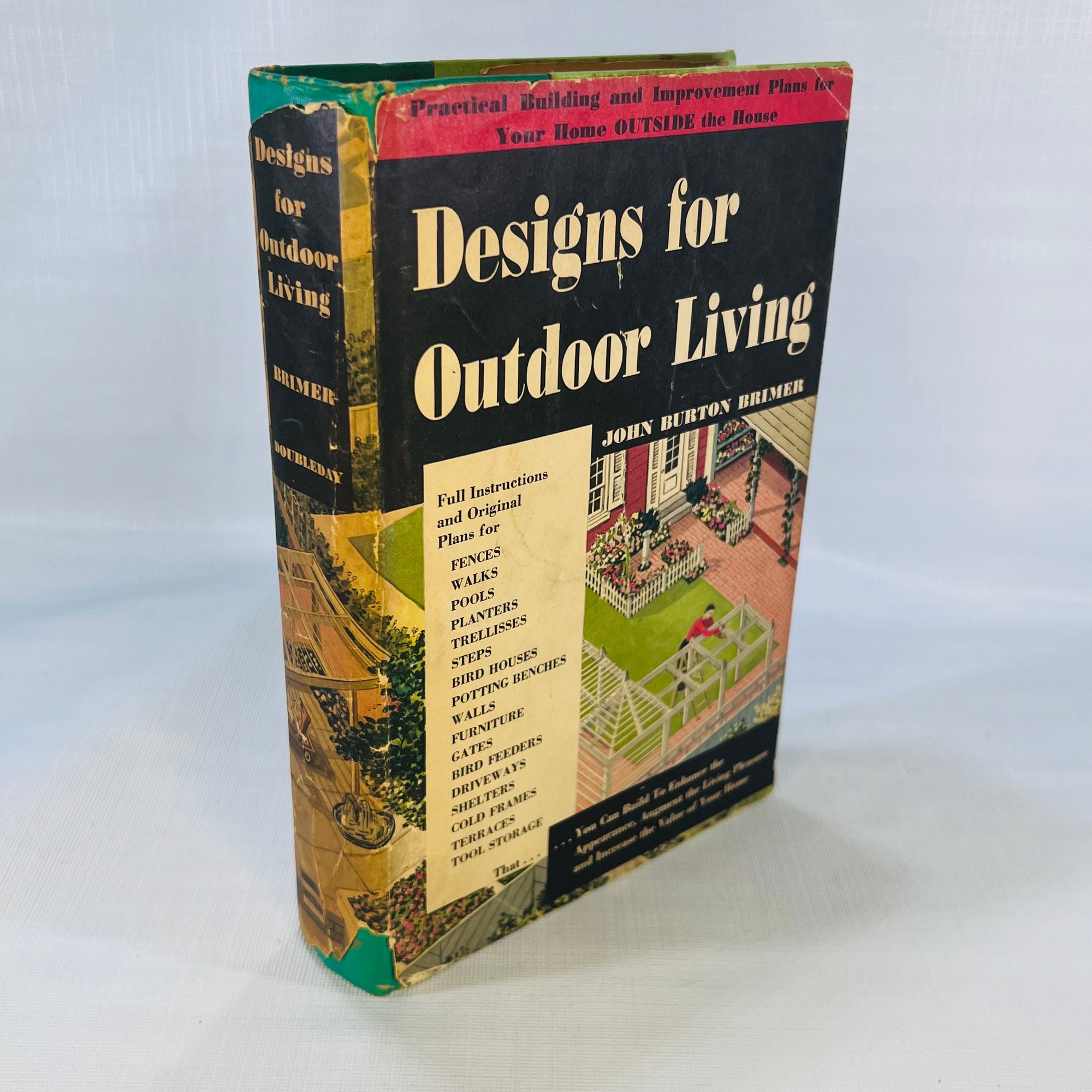 Designs for Outdoor Living by John Burton Brimer 1959 An American Garden Guild Book