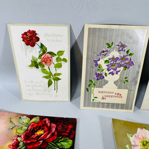 Vintage Postcard Bundle – 7 Cards – Birthday Greetings, Handwritten, Early 1900s Ephemera