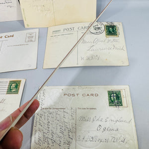Vintage Postcard Bundle – 7 Cards – Birthday Greetings, Handwritten, Early 1900s Ephemera