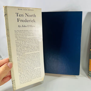 Mid-Century Fiction Duo — Ten North Frederick (1955) + Parrish (1958) — John O’Hara & Mildred Savage | Hardcover Bundle, Mid-Century Fiction