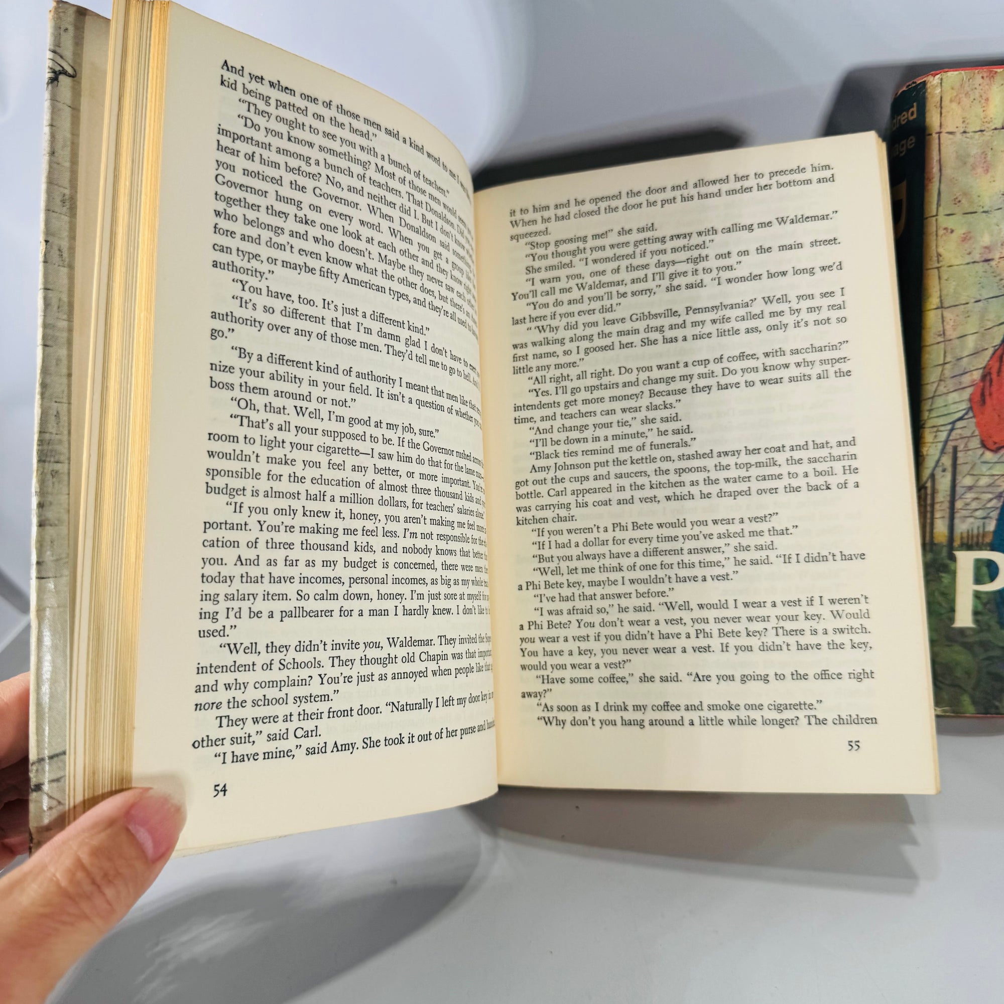Mid-Century Fiction Duo — Ten North Frederick (1955) + Parrish (1958) — John O’Hara & Mildred Savage | Hardcover Bundle, Mid-Century Fiction