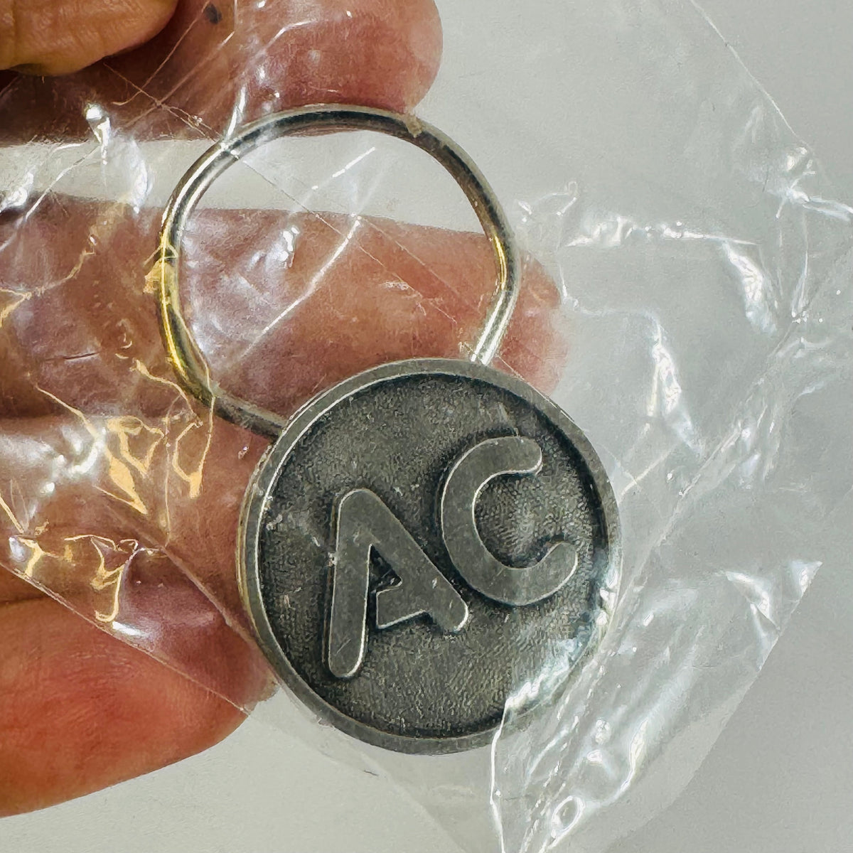 AC Delco Vintage Promotional Collectible Bundle — Keychain, Gauge, Spark Plug