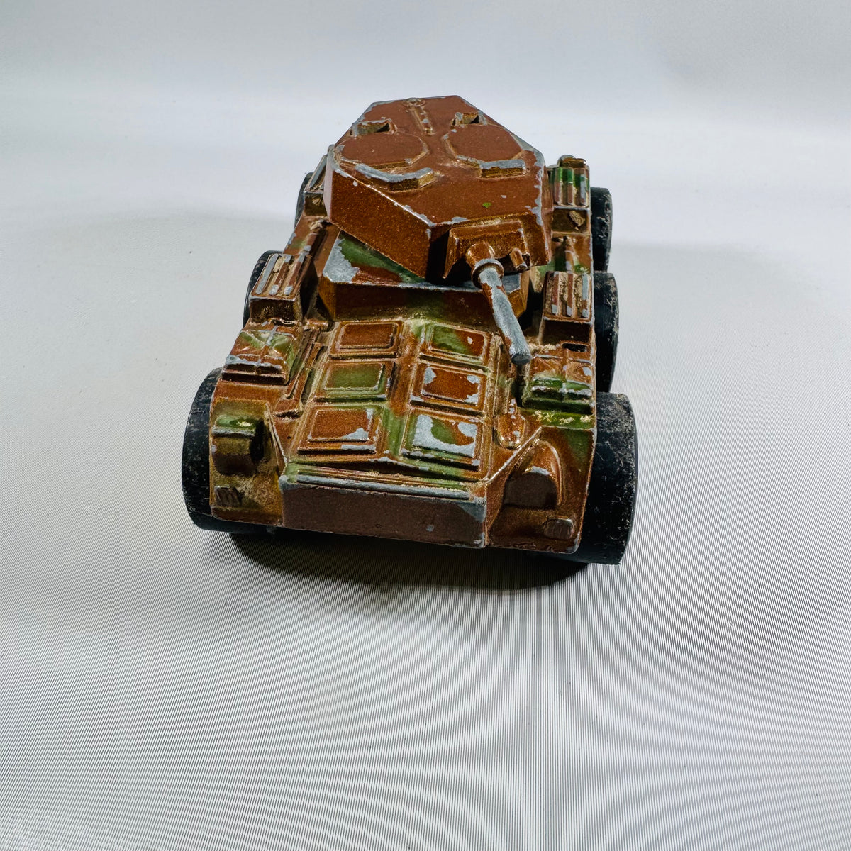Vintage 1970s Tootsietoy Mark 2 Armored Car Tank, Die-Cast Metal Toy Vehicle