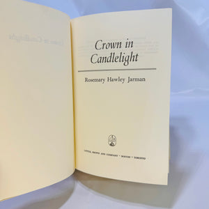 Crown in Candlelight by Rosemary Hawley Jarman 1978 Little Brown and Company