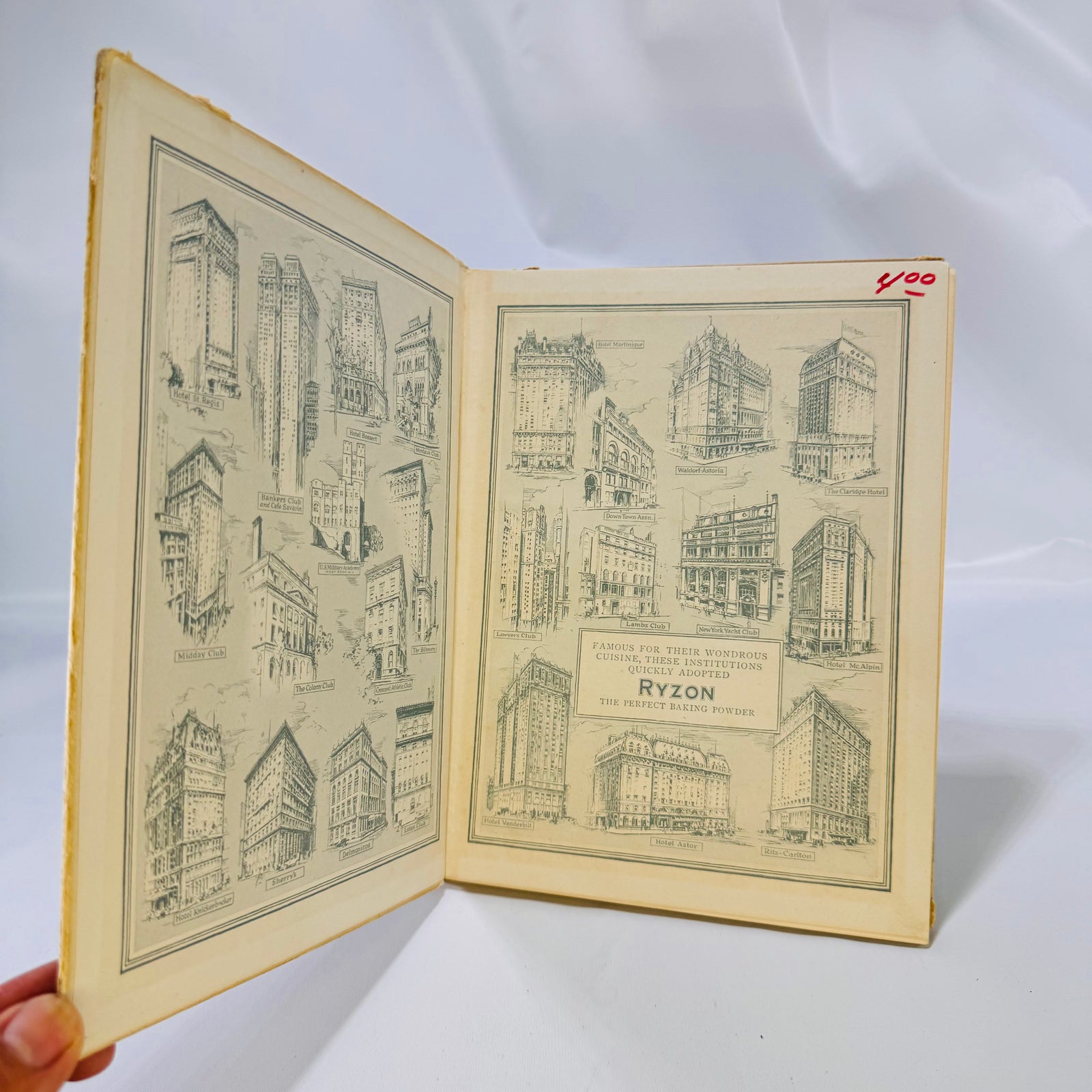 Ryzon Baking Book by Marion Harris Neil 1916 General Chemical Company