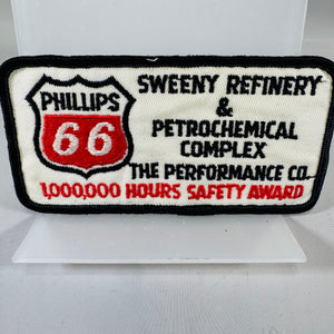 Vintage Phillips 66 Sweeny Complex Safety Award Patch Bundle, 1985 Set