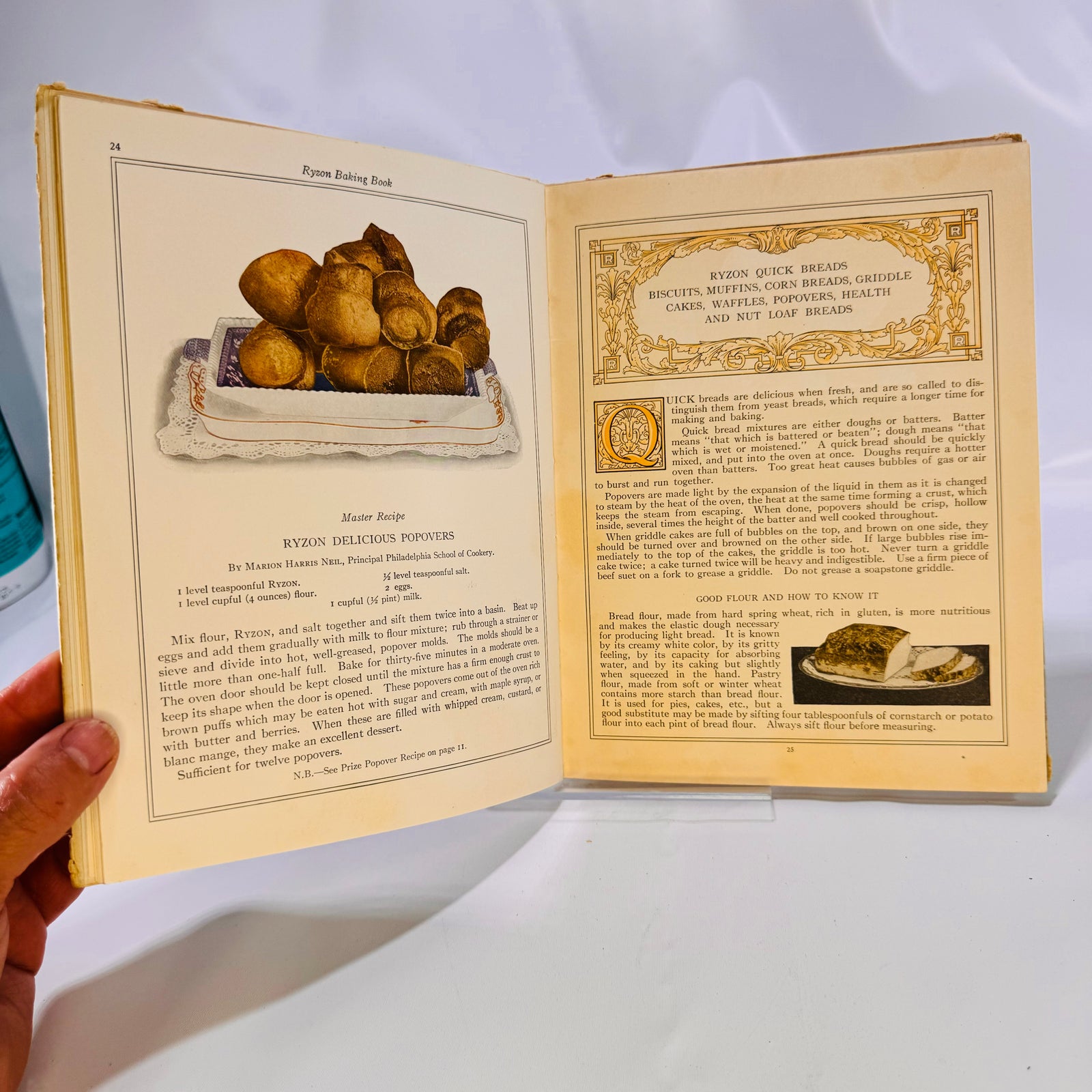 Ryzon Baking Book by Marion Harris Neil 1916 General Chemical Company