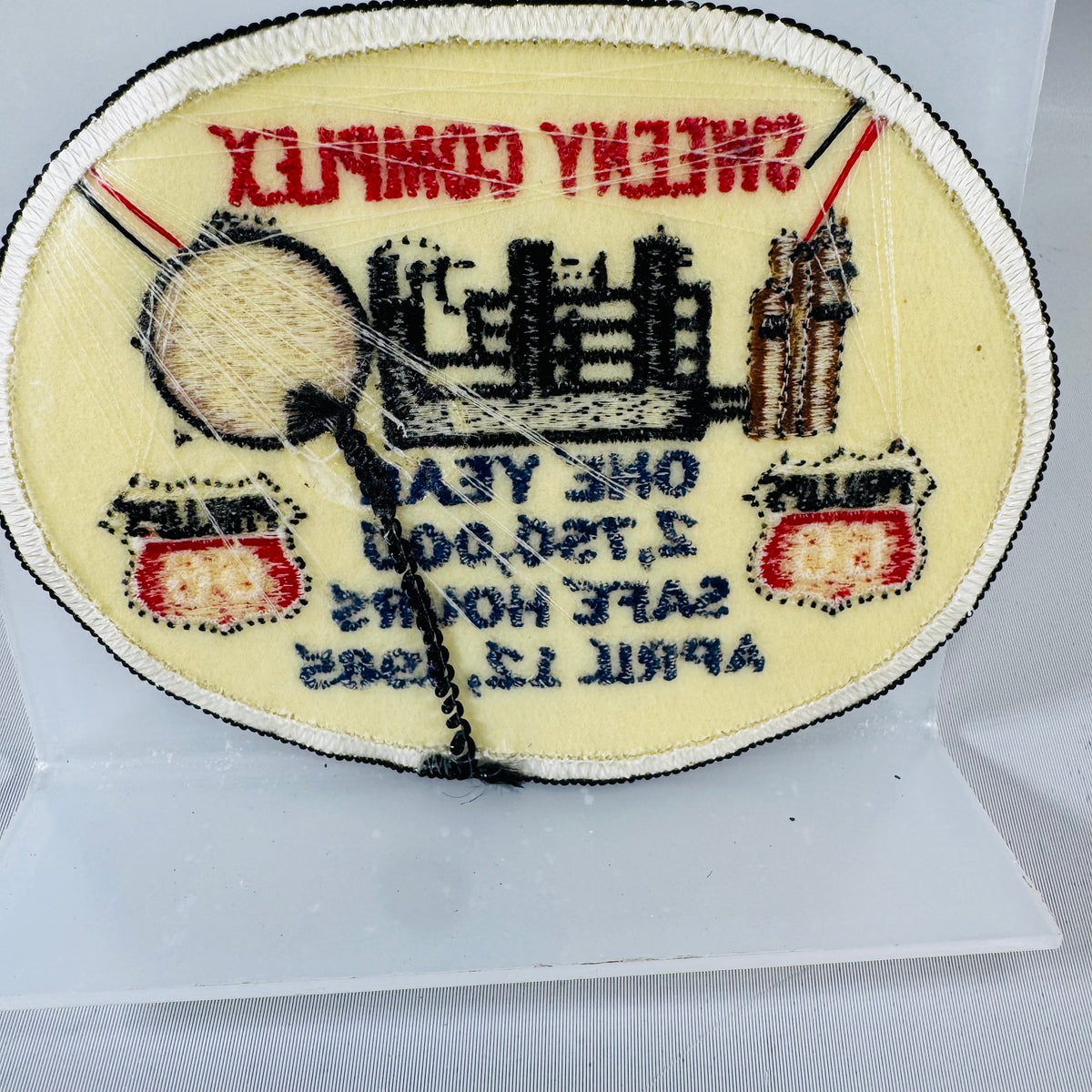 Vintage Phillips 66 Sweeny Complex Safety Award Patch Bundle, 1985 Set