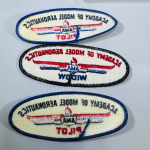 RC Model Aeronautics Vintage Patch Bundle: AMA Pilot, Widow & Futaba