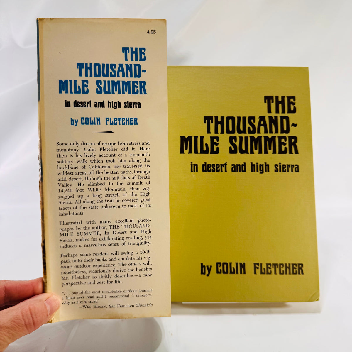 The Thousand-Mile Summer: In Desert and High Sierra by Colin Fletcher (1969) – A Trailblazing Tale of Solitude, Stride, and Sierra Sky