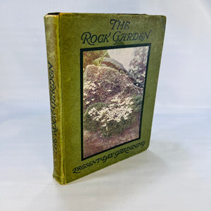 The Rock Garden by Reginald Farrer with Eight Colored Plates No Date Found published by T.C.& E.C Jack Edinburgh