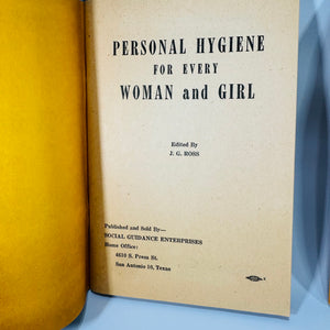 Vintage Social Guidance Book Bundle — Personal Hygiene for Every Woman and Girl (1958) & Manual of Hygiene for Father and Son (1949) — Ross & Horn | Mid-Century Health Education, Social Guidance