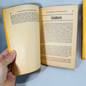 Vintage Social Guidance Book Bundle — Personal Hygiene for Every Woman and Girl (1958) & Manual of Hygiene for Father and Son (1949) — Ross & Horn | Mid-Century Health Education, Social Guidance