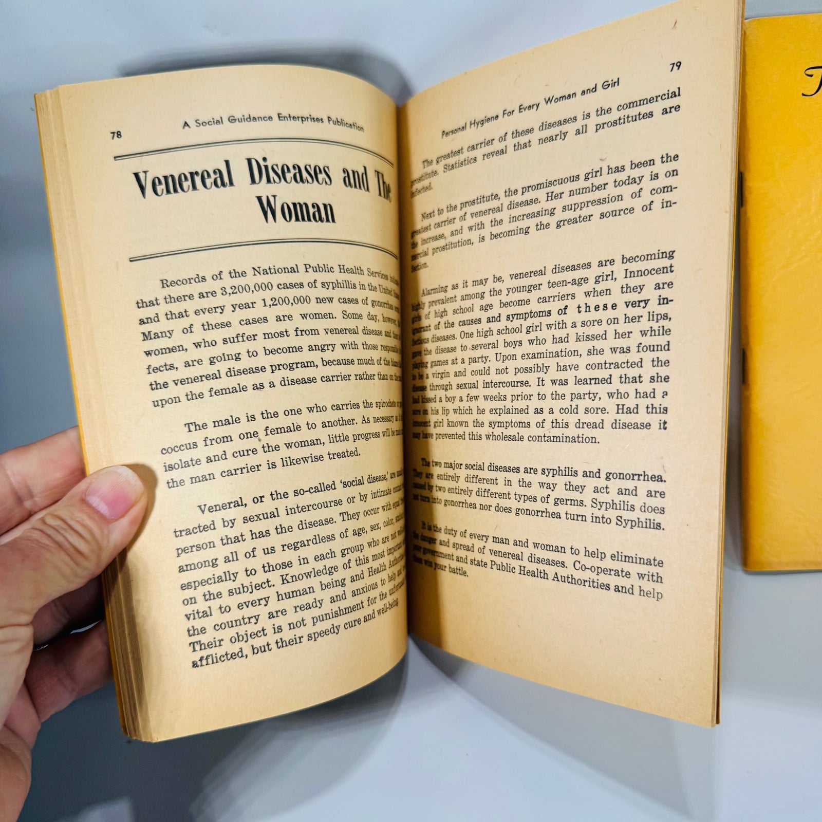 Vintage Social Guidance Book Bundle — Personal Hygiene for Every Woman and Girl (1958) & Manual of Hygiene for Father and Son (1949) — Ross & Horn | Mid-Century Health Education, Social Guidance