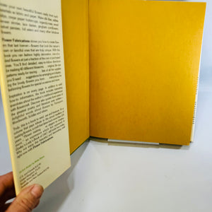Flower Fabrications 1977 — Hand-Made Fabric & Paper Flowers Vintage Craft Book