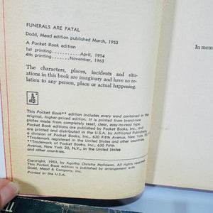 Vintage Agatha Christie Mystery / Detective Fiction Book Bundle — 5 Classic Paperbacks (1950s–1960s) — Hercule Poirot | Mid-Century Pocket & Dell Books