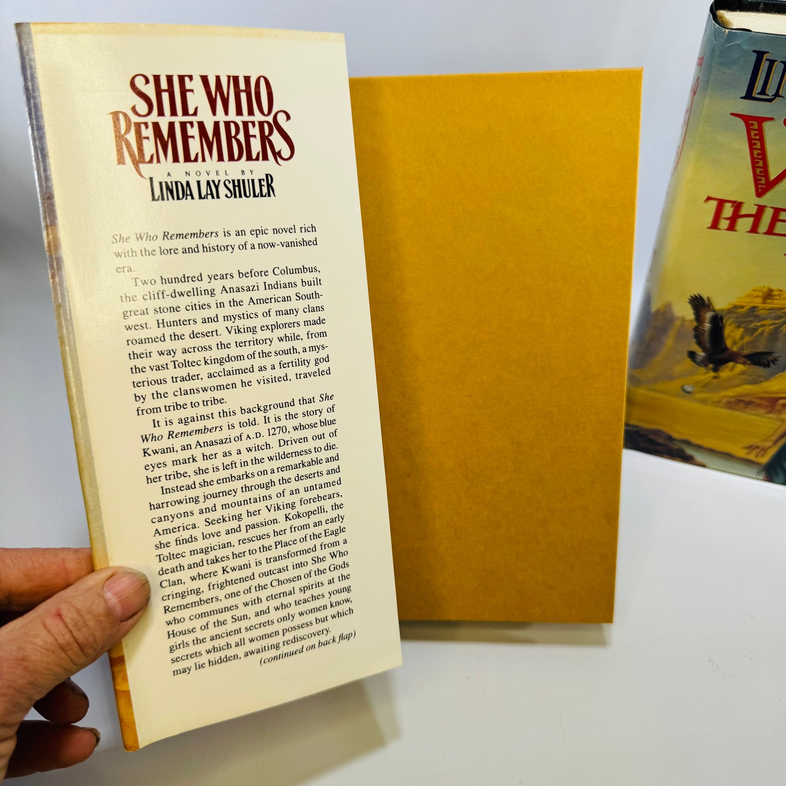 She Who Remembers & Voice of the Eagle Book Bundle— Linda Lay Shuler Native American Sagas