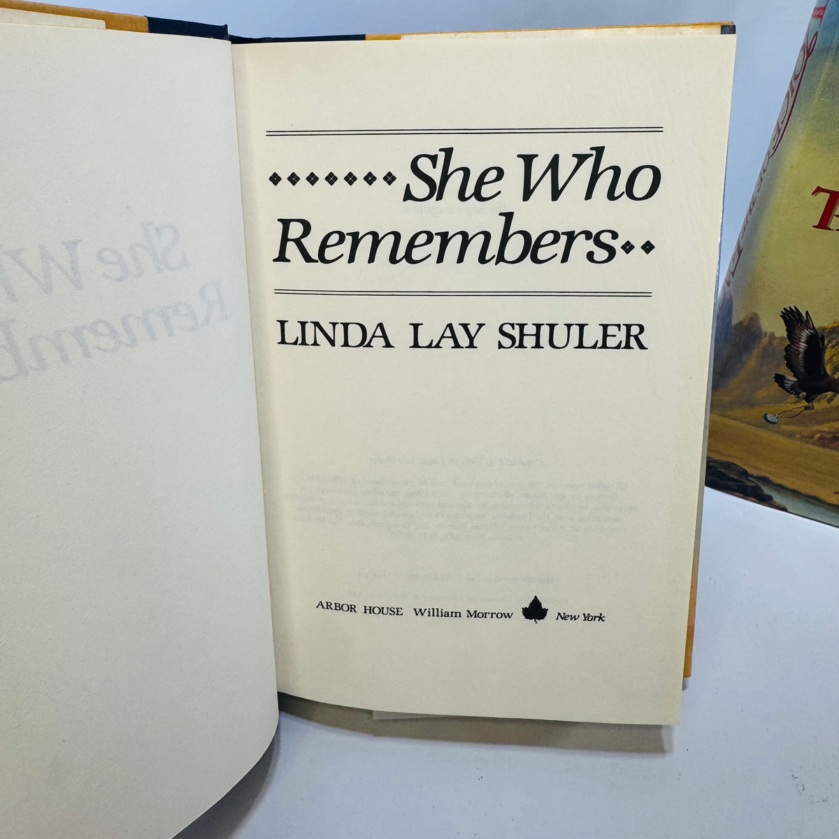 She Who Remembers & Voice of the Eagle Book Bundle— Linda Lay Shuler Native American Sagas