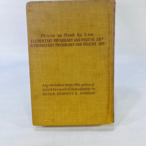 Elementary Physiology and Hygiene For Use in Schools by H.W. Conn 1906 Phd Silver, Burdett and Company