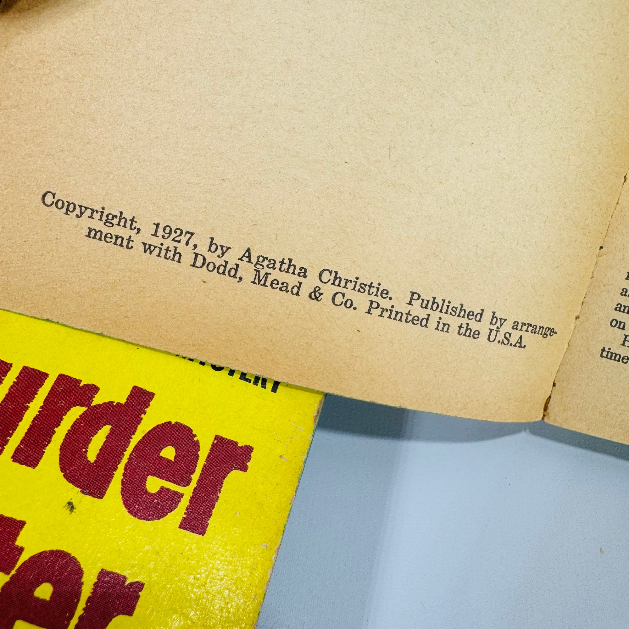 Vintage Agatha Christie Mystery / Detective Fiction Book Bundle — 5 Classic Paperbacks (1950s–1960s) — Hercule Poirot | Mid-Century Pocket & Dell Books