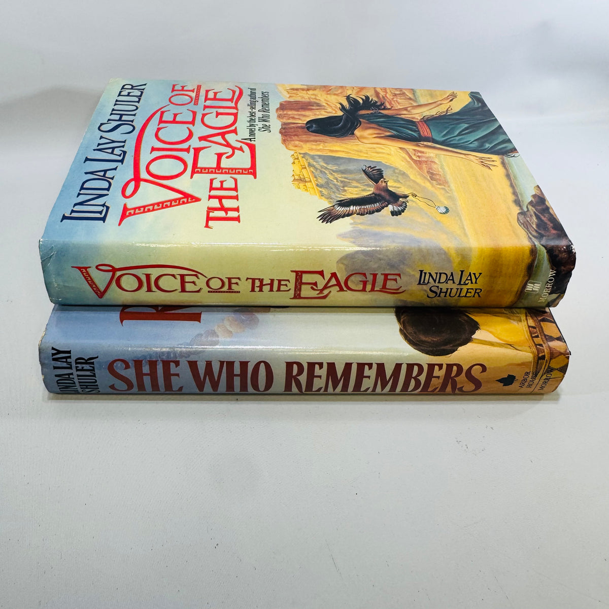 She Who Remembers & Voice of the Eagle Book Bundle— Linda Lay Shuler Native American Sagas