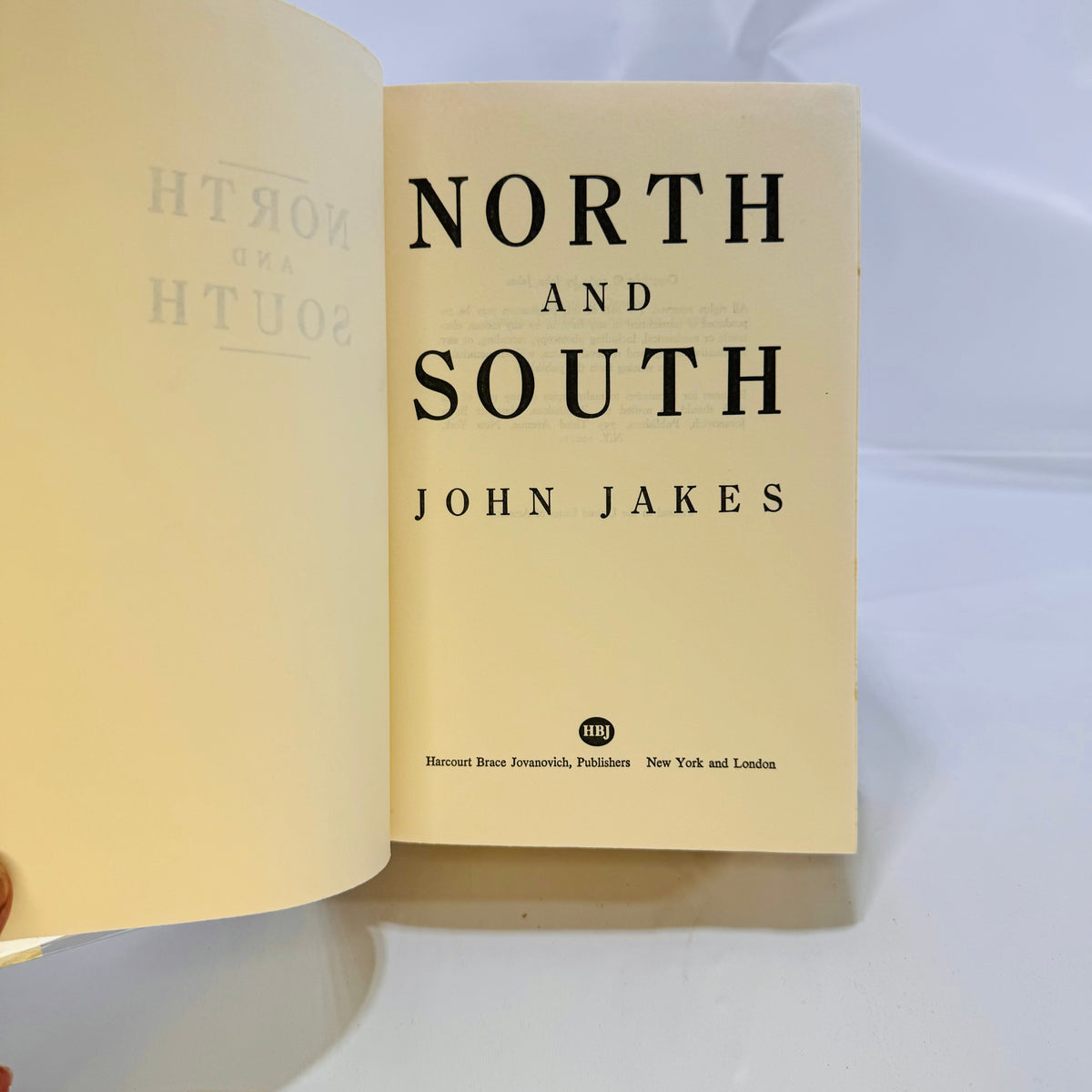 North and South by John Jakes 1982 Harcourt Brace Jovanovich