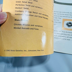 Vintage Retro Kitchen & Cooking Book Bundle — Knox Gel-Cookery (1962), Domino Sugar, Skippy Peanut, Jell-O Hostess Guide, Proof of the Pudding — 5-Piece Lot